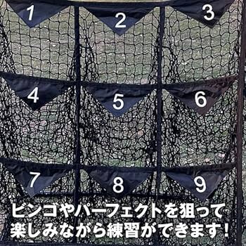 ソフトボールピッチングネット 楽天市場】野球 練習 投球ネット 9ゾーン ネット 126×110cm 硬式